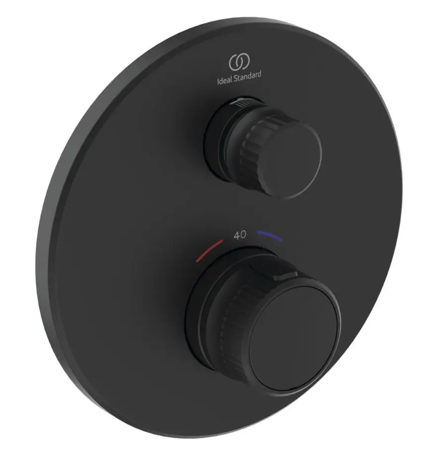 Ideal Standard CeraTherm Navigo - Thermostatische Inbouw Douchekraan, Zijdeglans Zwart A7295XG 1 Ideal Standard CeraTherm Navigo - Thermostatische Inbouw Douchekraan, Zijdeglans Zwart A7295XG