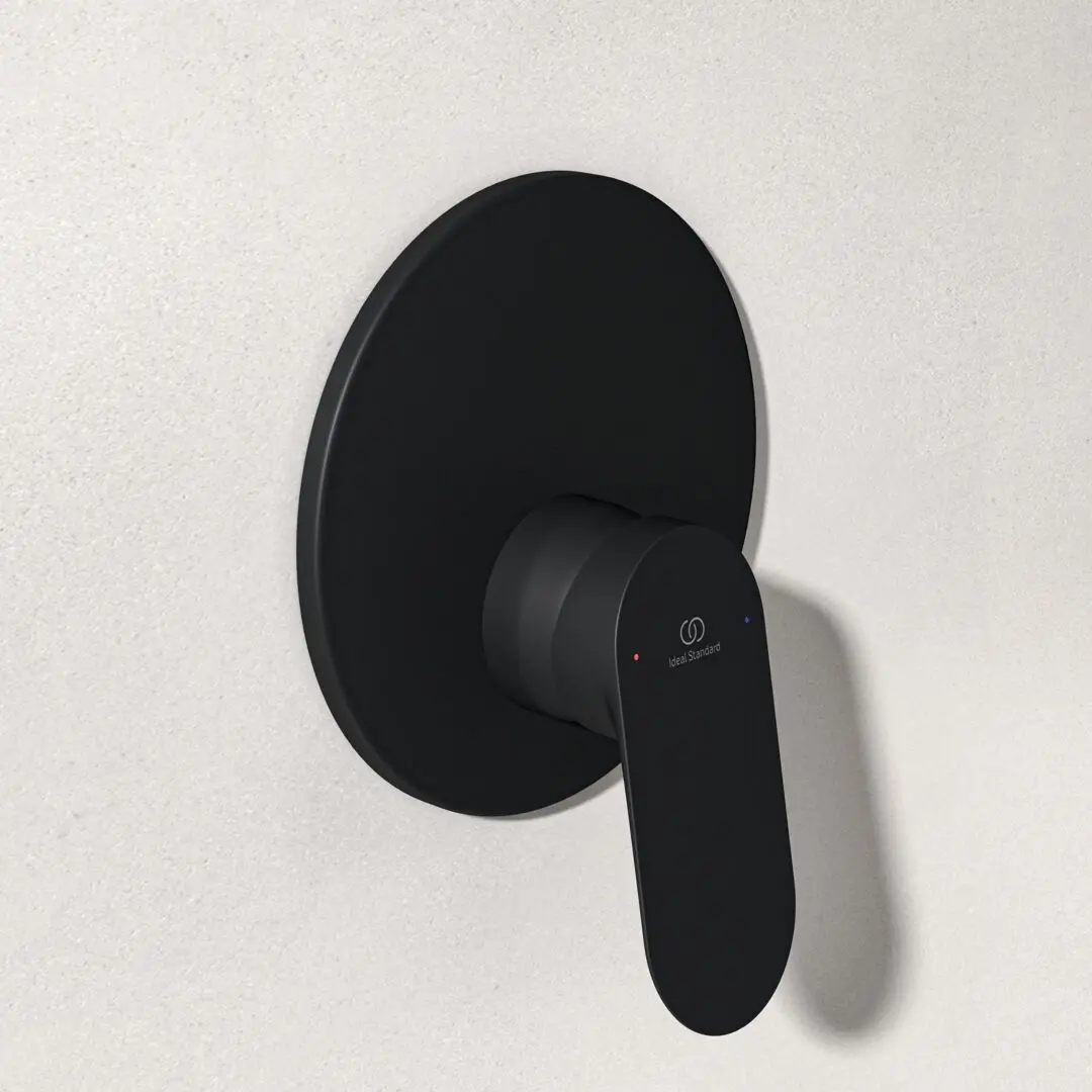 Ideal Standard Ceralife O - Inbouw Douchekraan, Zijdezwart BE024XG 4 Ideal Standard Ceralife O - Inbouw Douchekraan, Zijdezwart BE024XG - Afbeelding 4