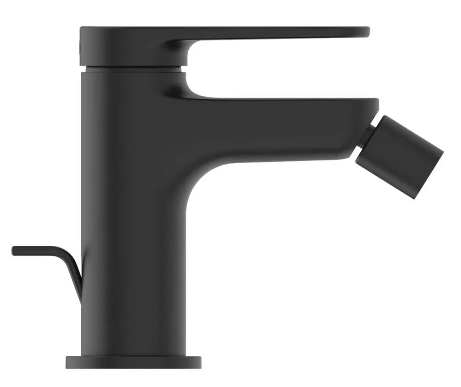 Ideal Standard Cerafine Nuovo - Bidetkraan Met Uitloop, Zijdeglans Zwart BD775XG 3 Ideal Standard Cerafine Nuovo - Bidetkraan Met Uitloop, Zijdeglans Zwart BD775XG - Afbeelding 3