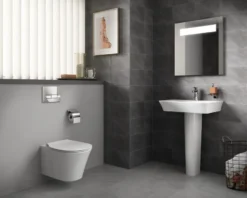 Ideal Standard ProSys - Toiletset- Inbouwreservoir, Closet, WC-zitting Connect Air, Oleas M1 Bedieningsplaat, Aquablade, SoftClose, Mat Chroom ProSys120M SP23 -sanitino cd4e24485148f35375196190 10