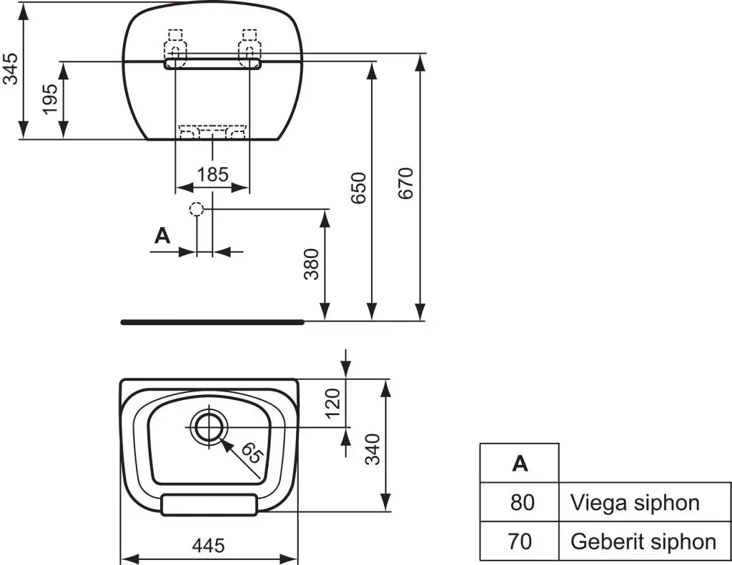 Ideal Standard Uitstortgootstenen - Uitstortgootsteen Duoro, 45x34x35 Cm, Wit R380601 2 Ideal Standard Uitstortgootstenen - Uitstortgootsteen Duoro, 45x34x35 Cm, Wit R380601 - Afbeelding 2