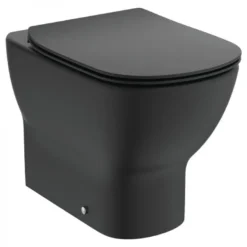Ideal Standard Tesi - Staand Toilet Met Soft-Close Wc Bril, Horizontale Afvoer, AquaBlade, Zwart T3536V3 -sanitino d19dd1d985e9de7c3eab2d57