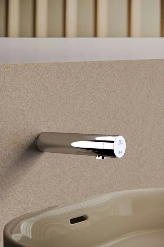 Ideal Standard SensorFlow - Electronische Wandkraan, Batterijvoeding, Chroom A7560AA 5 Ideal Standard SensorFlow - Electronische Wandkraan, Batterijvoeding, Chroom A7560AA - Afbeelding 5