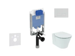 Ideal Standard ProSys - Toiletset- Inbouwreservoir, Closet, WC-zitting Connect Air, Oleas M2 Bedieningsplaat, Aquablade, SoftClose, Chroom ProSys80M SP93