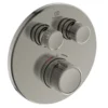 Ideal Standard CeraTherm Navigo - Inbouwthermostaat, Opbouwdeel, 2 Gebruikers, Silver Storm A7296GN