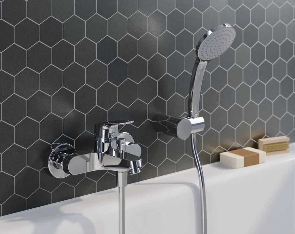 Ideal Standard CeraFlex - Badkraan Met Accessoires, Chroom B1722AA 3 Ideal Standard CeraFlex - Badkraan Met Accessoires, Chroom B1722AA - Afbeelding 3