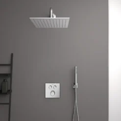 Ideal Standard CeraTherm Navigo - Inbouwthermostaat, Opbouwdeel, 2 Gebruikers, Chroom A7302AA -sanitino ec12df67a7e1860972a643bb