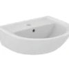 Ideal Standard Eurovit - Wastafel 50x44 Cm, Met Overloop, Kraangat, Wit W332801
