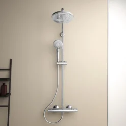 Ideal Standard CeraTherm - T25 Doucheset Met Thermostaat 20 Cm, 3 Stralen, Chroom A7208AA -sanitino f0c65a4e69a9faf7218ee269