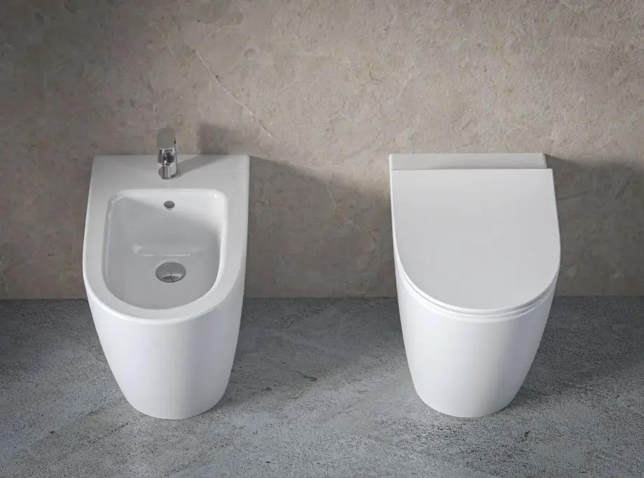 Ideal Standard I.Life O - Staande Toilet, Vario Afvoer, HydroTwist, Wit T568901 5 Ideal Standard I.Life O - Staande Toilet, Vario Afvoer, HydroTwist, Wit T568901 - Afbeelding 5