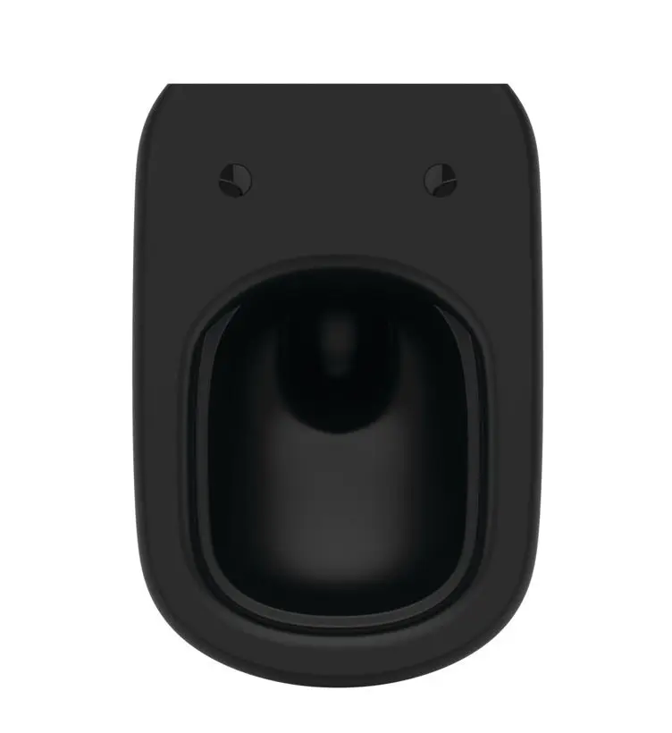 Ideal Standard Tesi - Hangend Toilet, RimLS+, Zijde Zwart T4932V3 4 Ideal Standard Tesi - Hangend Toilet, RimLS+, Zijde Zwart T4932V3 - Afbeelding 4